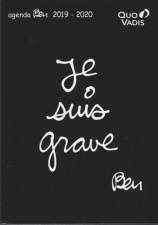 Quo Vadis 1 Organiseur Journalier Timer 17 Ben/à temps plein Septembre 2019 /à Ao/ût 2020-10 x 17 cm