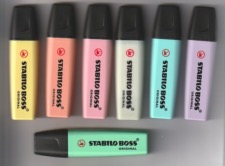 Stabilo Boss Original lot de 7 surligneurs de couleur pastel 