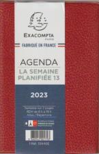 EXACOMPTA Semainier poche Civil 2024 La semaine planifiée 13 Cassandra tranche or 130x90 mm 13440E