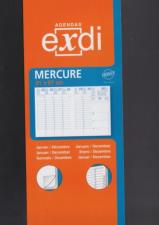  AGENDA BUREAU Exdi - semainier 2025 - 21 x 27 cm - couverture grainée noire