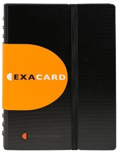 Exacompta 75034E Exactive Porte cartes de visite détachable 120 cartes