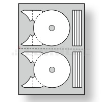 étiquettes CD_DVD blanches apli agipa 119884