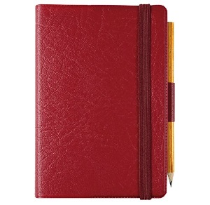 Agenda EXACOMPTA  de poche Civil 2025 plastique Journalier quadrillé avec élastique et crayon 130x85 mm 