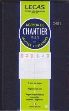 LECAS-  AGENDA Journalier 2025 - 8x13cm - Agenda de chantier