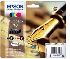 Epson cartouche d'encre original standard C13T16264012 Multipack stylo plume T1626