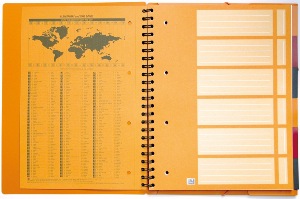 Oxford Cahier trieur reliure intégrale A4 160 Pages PETIT CARREAUX