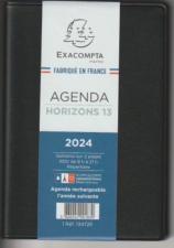  Agenda Exacompta 13472E  Horizons 13  2024 - 9x13 cm - Semainier  - Format poche 