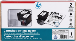 Cartouches d'encre noires HP 301XL Pack de 2  Encre authentique neuve pour des impressions nettes et durables sur toutes vos pages. 