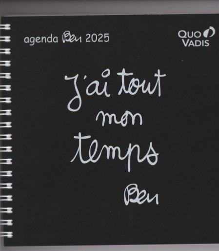 Agenda Quo Vadis 2026 Semainier Time & Life Medium - Rouge, 16x16cm, Papier Clairefontaine