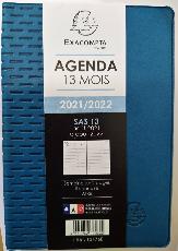  Agenda Exacompta 13476E  SAS 13 Winner - 2021-2022 - 9x13 cm - Semainier  - Format poche 