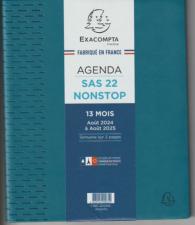 AGENDA EXACOMPTA Non Stop Winner 18,5x22,5 cm REF 22446 Semainier Septembre à Septembre 2024-2025