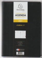 Agenda Exacompta journal 17  12X17 cm  2022