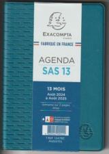  Agenda Exacompta 13476E  SAS 13 Winner - 2025-2026 - 9x13 cm - Semainier  - Format poche 