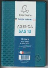  Agenda Exacompta 13476E  SAS 13 Winner - 2024-2025 - 9x13 cm - Semainier  - Format poche 