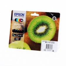 Epson C13T02E74010 pour Expression Premium XP-6000/XP-6105 Epson 202 multipack noir et couleur Kiwi