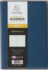 Exacompta 15440 Agenda Civil Semainier Horizons 15  10 x 15 cm   Année 2022