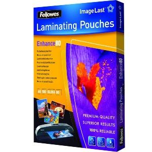 Fellowes 100 Pochettes à plastifier A5 glacé 80 Microns  CRC 53060