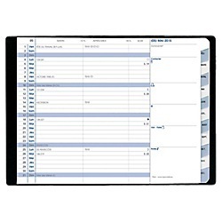 Quo Vadis - 195034Q - Agenda Civil Plain Mensuel + Repertoire - 10x15cm 2023