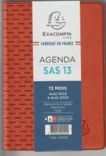  Agenda Exacompta 13476E  SAS 13 Winner - 2022-2023 - 9x13 cm - Semainier  - Format poche 