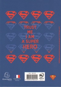 Agenda Scolaire Superman  Exacompta DC Comics Forum  Septembre 2017 à Septembre 2018