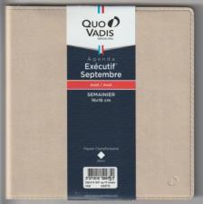 Quo Vadis  Agenda  Exécutif  16x16cm    Année 2025 - 2026