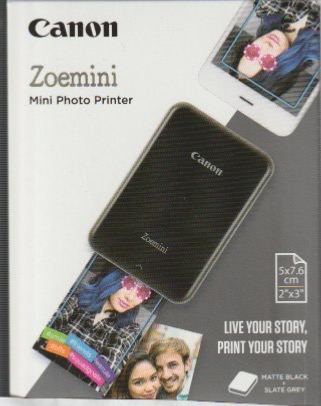 Imprimante portable Photo Canon Zoemini PV123 (Noir) à prix bas