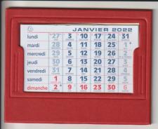 EXACOMPTA Calendrier Chevalets complets 105x135 mm Millésime 2022