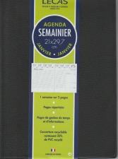 Agenda Planning  Lecas 1 Semaine sur 2 Pages 21X29,7 Version 2021