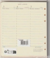 Recharge agenda Mignon semainier AK17 ref 17330M version 2025