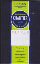 LECAS-  AGENDA Journalier 2025 - 8x13cm - Agenda de chantier