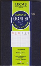 LECAS-  AGENDA Journalier 2024 - 9x15cm - Agenda de chantier