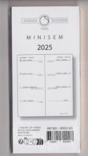 INT 851 Recharge  agenda Moderne 2025 MINISEM 1 S / 2 Pages- Tranche Or 830014Q