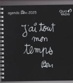 Quo Vadis  Agenda Semainier 2025 Spiralé Ben Executif S 16x16 cm