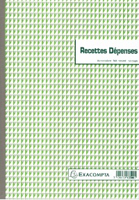 Exacompta 13500E Recettes Dépenses  autocopiant 50 pages dupli