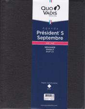 Quo Vadis  644001Q  Président  Agenda scolaire  Septembre/Septembre 2025 a  2026  Format 21 x 27 