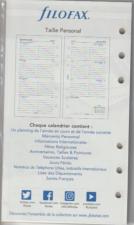 AGENDA Filofax 68438 Recharge pour organiseur sem/2 pages Français 2022