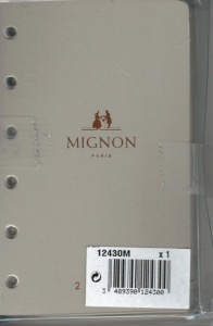 Mignon Recharge agenda 2018 SK12 12430M 120x71 mm 1 S / 2 Pages