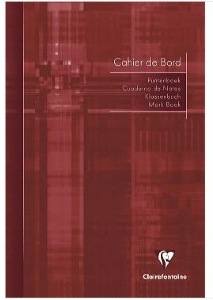 Clairefontaine Cahier de bord A4 72p 9 classes coloris assortis ref 3139c