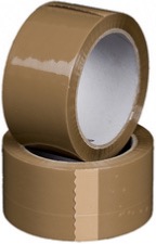 Lot de 6 rouleaux de ruban adhésif Marron 66 m x 48 mm