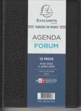 184121E Agenda Exacompta forum  12X17 cm aout 2023 à juillet 2024 