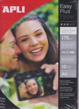 Apli Papier photo jet d encre  double face brillant et mat format A4 175grs