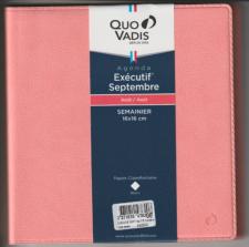Quo Vadis  Agenda  Executif  16x16cm  Année 2024 - 2025