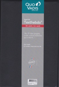 AGENDA Texthebdo semainier 16X24 Quo Vadis année scolaire 2023 a 2024