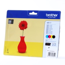 Cartouche Brother LC 121 Cartouche d'encre Original Noir jaune magenta cyan