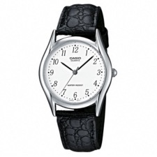 Casio montre  Analogique Quartz avec bracelet cuir véritable  MTP-1154PE-7BEF