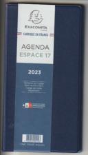 Agenda Semainier Espace 17  9x17,5 cm année 2023