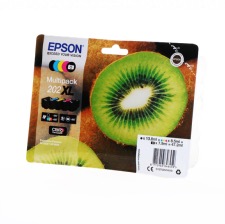 Epson C13T02G74010 pour Expression Premium XP-6000/XP-6105 Epson 202XL multipac noir et couleur Kiwi