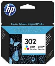 HP 302 Cartouche d'Encre cyan-magenta-jaune Authentique F6U65AE