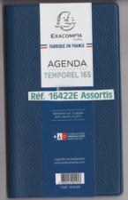 AGENDA SEMAINIER TEMPOREL 16S  9X16 CM JANVIER À JANVIER 16422E 2024