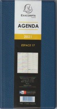 Agenda Semainier Espace 17 Cassandra 9x17,5 cm année 2022